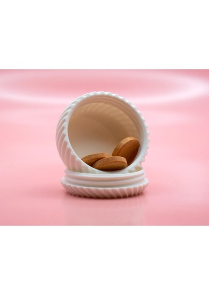 Modern Küçük Kutusu | 5X5X3 cm Şık ve Taşınabilir Hap Saklama Kabı