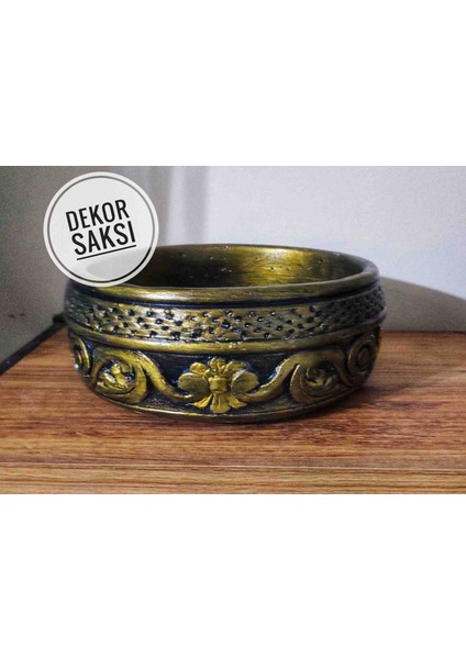 Beton Saksı Sukulent Bonzai Aranjman 19X8CM modelleri