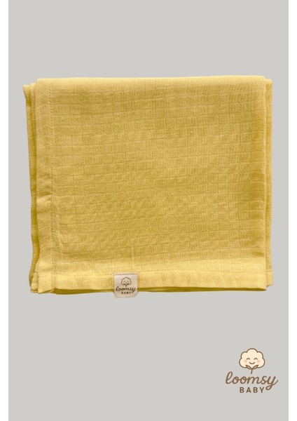 Müslin Bebek Örtüsü – Pamuk, Hafif, Nefes Alan, Oeko- Tex Sertifikalı Pike Örtü