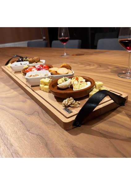 Şık kayın ahşap meze ve peynir sunumluk, modern ve doğal tasarım, 1-5 parça, bej renk fırsatları