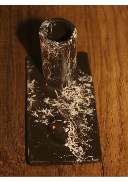 Hazneli Taş Tasarım Çubuk Tütsülük Siyah fiyatları