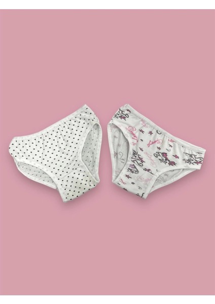 Karışık Renkli Desenli Kız Çocuk Külot 6'lı fırsatları