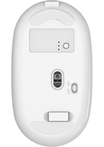 Lenovo WS207 Şarj Edilebilir Kablosuz Mouse Beyaz