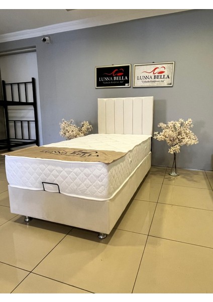 Aycha Set (Baza-Başlık-Yatak Dahil) Tek Kişilik