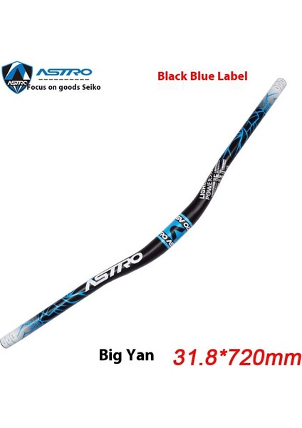 Bisiklet Gidonu Dağ Bisikleti Gidonu Alüminyum Kırlangıç Gidon 720/780MM Gidon Çapraz Sürme Aksesuarları (Yurt Dışından)