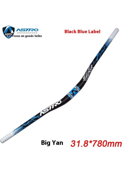 Bisiklet Gidonu Dağ Bisikleti Gidonu Alüminyum Kırlangıç Gidon 720/780MM Gidon Çapraz Sürme Aksesuarları (Yurt Dışından)