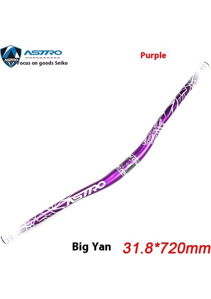 Bisiklet Gidonu Dağ Bisikleti Gidonu Alüminyum Kırlangıç Gidon 720/780MM Gidon Çapraz Sürme Aksesuarları (Yurt Dışından)