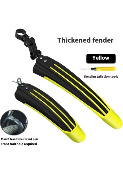 Bisiklet Çamurluk Yağmur Dişli Yol Dağ Bisikleti Arka Çamurluk Yağmur Kalkanı 20-26 Inç Evrensel Aksesuarlar (Yurt Dışından)