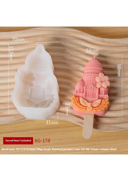 Dondurma Kalıbı Gıda Sınıfı Silikon Ev Yapımı Buz Lolly Öğütücü (Yurt Dışından)