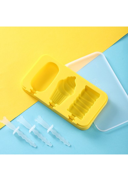Dondurma Kalıbı Ev Gıda Sınıfı Yumuşak Silikon Ev Yapımı Popsicle Çubuk Modeli (Yurt Dışından)