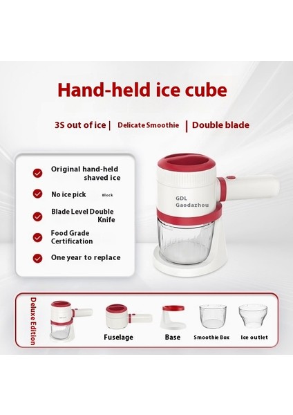 Otomatik Taşınabilir Elektrikli Smoothie Makinesi Ev Küçük Traş Buz Makinesi (Yurt Dışından)