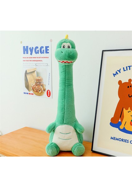 100CM Dinozor Sarıl Kaz Peluş Bebek Bebek Yastık Hediye (Yurt Dışından)