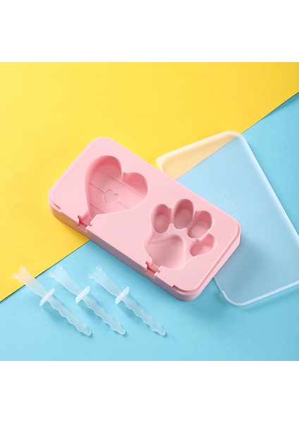 Dondurma Kalıbı Ev Gıda Sınıfı Yumuşak Silikon Ev Yapımı Popsicle Çubuk Modeli (Yurt Dışından)