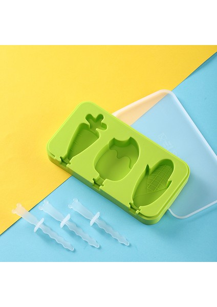 Dondurma Kalıbı Ev Gıda Sınıfı Yumuşak Silikon Ev Yapımı Popsicle Çubuk Modeli (Yurt Dışından)