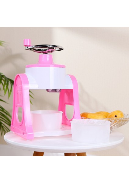 Yeni Buz Tıraş Makinesi Manuel Ev Küçük Buz Tıraş Makinesi El Krank Kırık Buz Smoothie Kırıcı Buz Makinesi (Yurt Dışından)