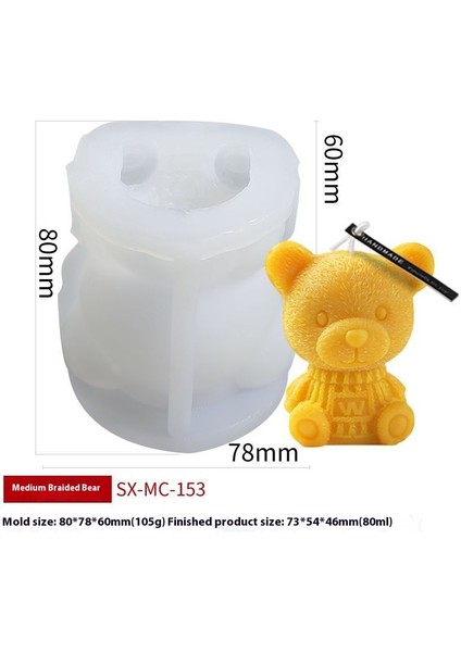 Dondurma Kalıbı Ev Diy Popsicle Dondurma Yapmak Sevimli Silikon Kalıptan Çıkarmak Kolay (Yurt Dışından)