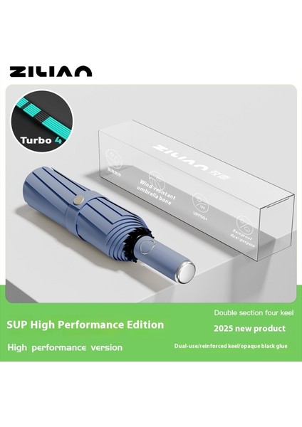 Tam Otomatik Şemsiye Katlanır Büyük Güneş Şemsiyesi Güneşli ve Yağmurlu Çift Kullanımlı Güneş Koruyucu Şemsiye Gölge Şemsiyesi (Yurt Dışından)