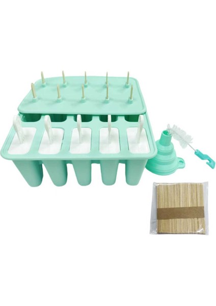 Dondurma Kalıbı Ev Diy Popsicle Dondurma Yapmak Sevimli Silikon Kalıptan Çıkarmak Kolay (Yurt Dışından)