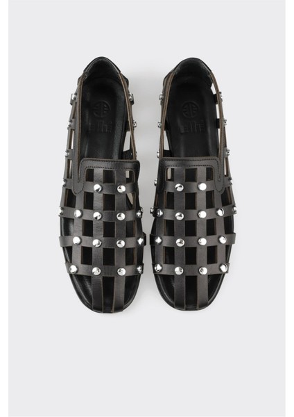 Siyah Deri Kadın Günlük Ayakkabı fırsatları