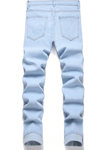 Erkek Regular Fit Denim Kot Pantolon
