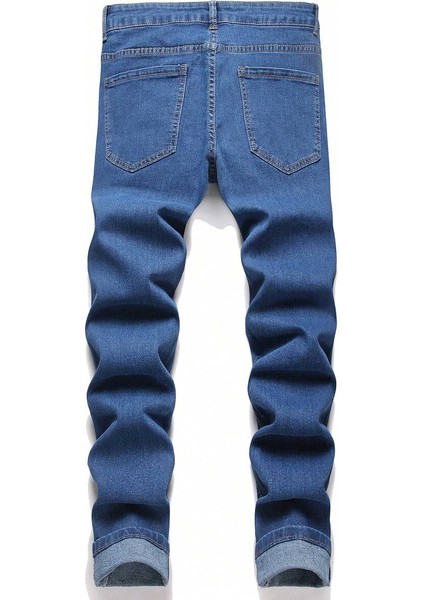 Erkek Regular Fit Denim Kot Pantolon