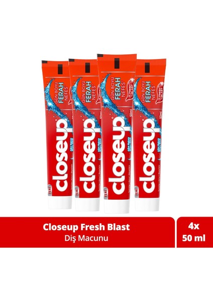 Günboyu Ferah Nefes Fresh Blast 50 ml 4 Adet
