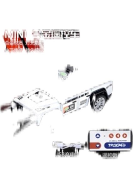 1:64 Yüksek Hassasiyetli Mini Alaşımlı Uzaktan Kumandalı Araba Şarj 2.4g Ayarlanabilir Hız Römork Simülasyon Modeli ile Off-Road Çocuklar (Yurt Dışından)
