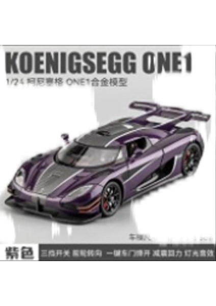 1 Ila 24 Koenigsegg One Alaşımlı Spor Araba Simülasyon Araba Modeli Süsler Çocuk Oyuncakları (Yurt Dışından)