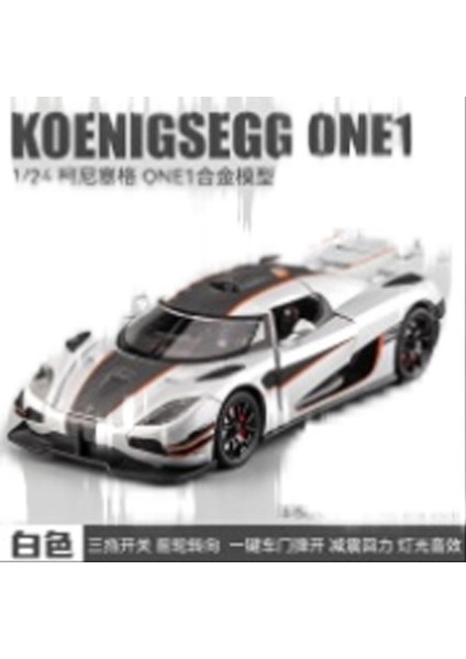 1 Ila 24 Koenigsegg One Alaşımlı Spor Araba Simülasyon Araba Modeli Süsler Çocuk Oyuncakları (Yurt Dışından)