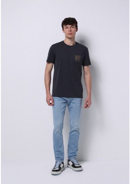 Straight Fit Düşük Bel Düz Paça Erkek Indigo Ecologic Jean Pantolon modelleri