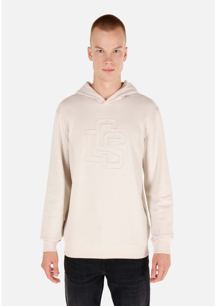 Regular Fit Erkek Bej Sweatshirt