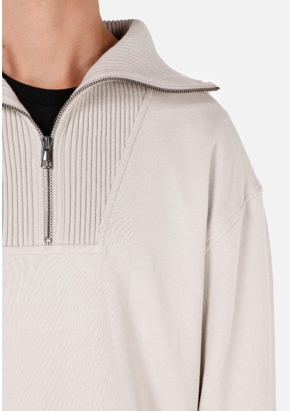 Comfort Fit Erkek Taş Sweatshirt indirimleri