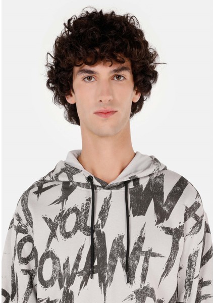 Regular Fit Erkek Gri Sweatshirt fırsatları