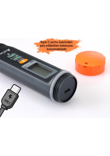 Az 8413 Uzun Kablolu Problu Çözünmüş Oksijen (Do) Ölçer fiyatları