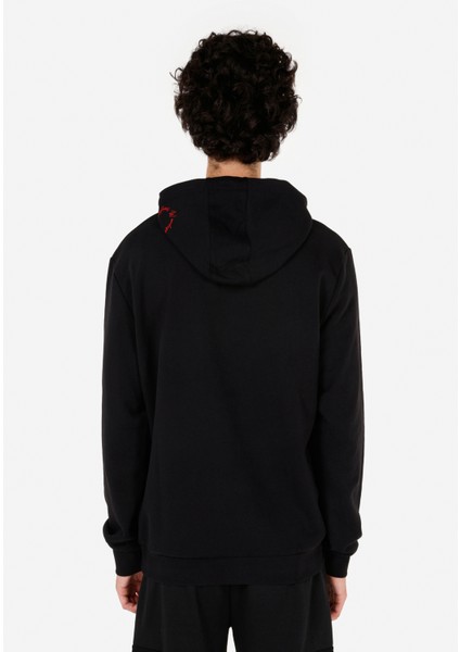 Regular Fit Erkek Siyah Sweatshirt modelleri