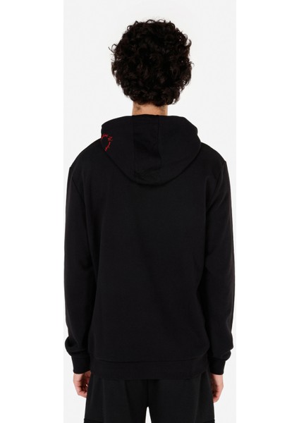 Regular Fit Erkek Siyah Sweatshirt fırsatları