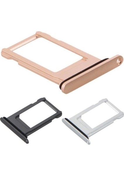Iphone 8 Uyumlu Sim Kart Tepsisi Sim Aparatı - Siyah