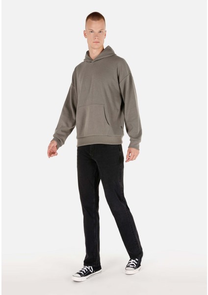Comfort Fit Erkek Yeşil Sweatshirt modelleri