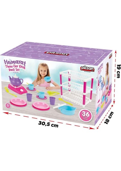 Nessiworld 03 337 Pilsan 3 Katlı Hamarat mutfak Seti