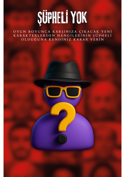 Kayıp Çift Dosyası - Dedektif Oyunu, Kutu Oyunu, Gizem, Katil Kim, Dedektiflik Oyunu, Cinayet Çözme