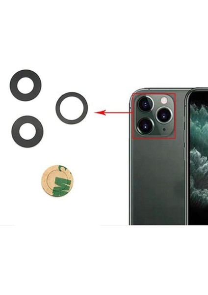 Iphone 11 Pro Uyumlu Kamera Lensi Kamera Camı