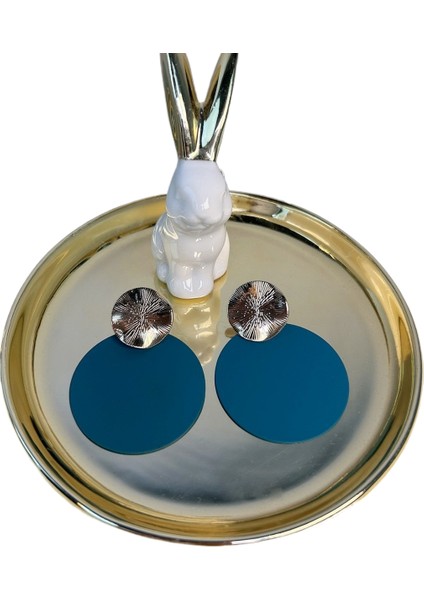 Basit Saplama Küpeler Çok Yönlü Popüler Kişilik Sokak Çekim Küpeleri (Yurt Dışından)