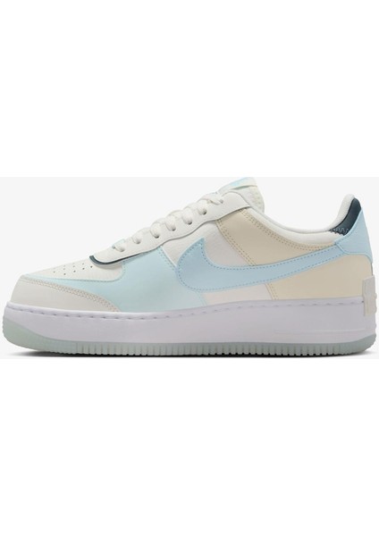 Air Force 1 Shadow Sneaker Unisex Hakiki Deri Günlük Spor Ayakkabı Krem Yeşil fiyatları