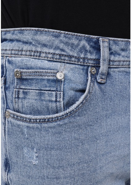 Straight Fit Erkek Indigo Jean Pantolon indirimleri