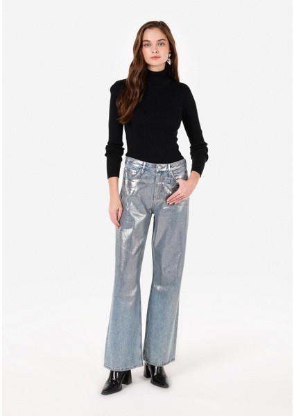 Slim Fit Balıkçı Yaka Kadın Siyah Kazak modelleri