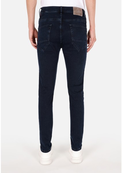 Skinny Fit Düşük Bel Dar Paça Erkek Lacivert Jean Pantolon fiyatları