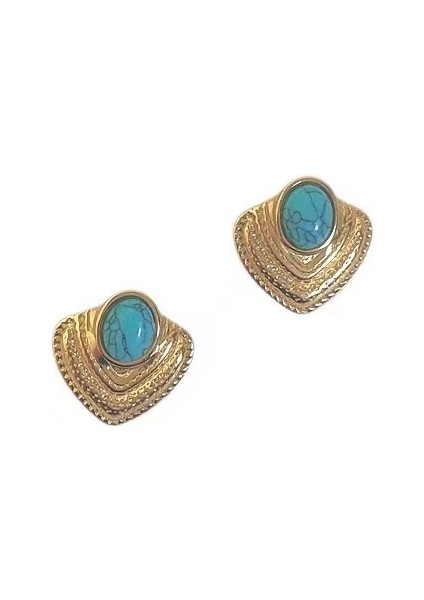 Küpe Mizaç Küpe Niş Tasarım Gümüş Iğne Küpe (Yurt Dışından)