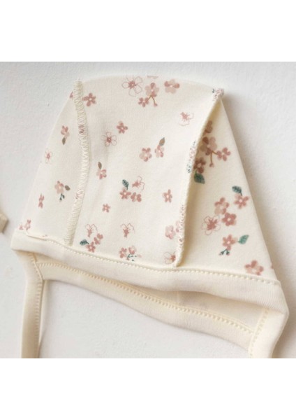 %100 Pamuklu Flower Garden Bağlamalı Şapka ( 2 Li ) modelleri
