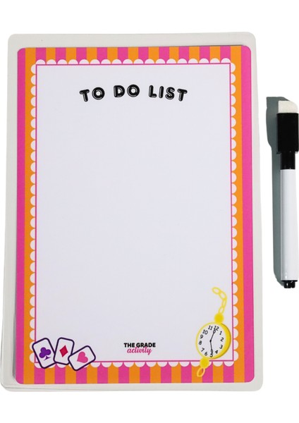 Yaz Sil Timeless Pembe To Do List Manyetik Buzdolabı Planlayıcı Buzdolabı Notluk Magnet Notluk modelleri