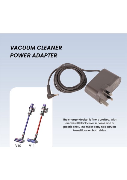 Dyson V10 V11 Elektrikli Süpürge Şarj Cihazı 30.45V-1.1A Elektrikli Süpürge Güç Adaptörü-Uk Fişi Için Adaptör (Yurt Dışından) fiyatları